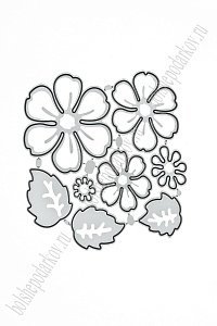 Форма для вырубки "Цветочек" 9,5*10,2 см (SF-7793) №75