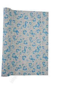 Бумага гофрированная &quot;Сердечко голубое&quot;