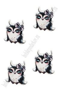 Кабошон-вырубка &quot;Хэллоуин&quot; 3,5*3,5 см (10 шт) SF-6034, №6