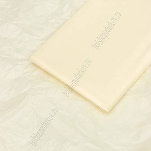 Бумага тишью 50*66 см (10 листов) SF-914, ванильный №1201