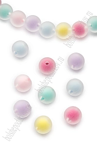 Бусины круглые декоративные 12 мм (500 гр) SF-7282, ассорти