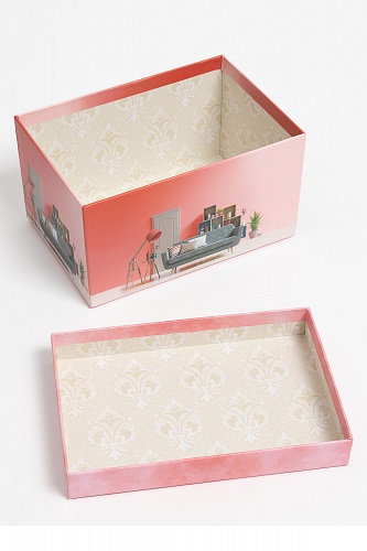Коробки подарочные прямоугольные 3 в 1 с рисунком, 22*15*11,5 см (SF-5641А)