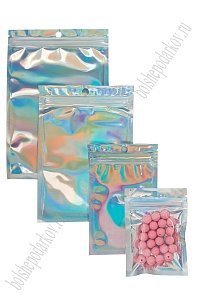Пакеты фасовочные с ZIP замком и подвесом 12*18 см (100 шт) SF-7519