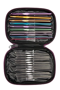 Набор крючков для вязания (22 шт) SF-7771, ассорти №2