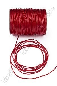 Шнур вощеный 1,5 мм*100 ярд (SF-3295) красный