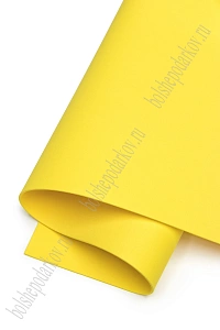 Фоамиран 2 мм, Китай 40*60 см (10 листов) SF-3422, желтый №1021