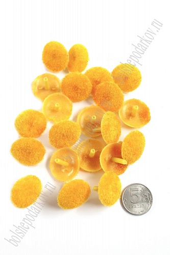 Серединки для цветов желтые 2,5 см (100 шт) SF-1576