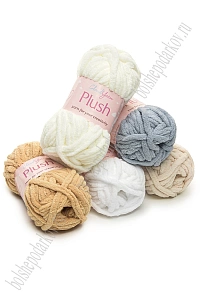 Пряжа "Plush" 50 гр (5 шт) SF-7845, микс