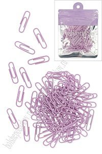 Скрепки 2,8 см (80 шт) SF-7837, фиолетовый