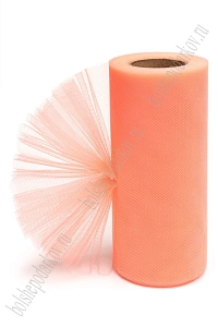 Фатин в шпульках 15 см*25 ярд (SF-603) персиковый №44