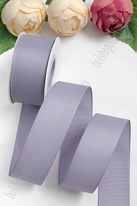 Лента репсовая 4 см*20 ярд &quot;1 сорт&quot; (SF-1349) дымчато-фиолетовый №235