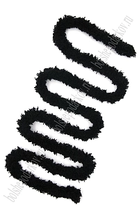 Проволока синельная плюшевая 1 м (SF-8093) черный №11