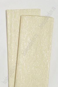 Бумага гофрированная перламутровая (SF-2863) ванильный №80-104