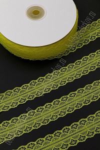 Кружево 3 см*50 ярд (SF-7778) желтый №2