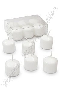Свечи парафиновые 3,5*3 см (6 шт) SF-7794, №5