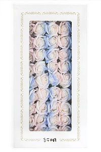 Мыльные цветы "Роза" 6*6,5 см (50 шт) SF-7800, мультиколор №20