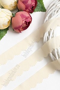 Лента шифоновая 3 см*1,4 м (5 шт) SF-5849, бежевый №10