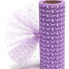 Фатин в горошек 15 см*10 ярд (SF-2941) фиолетовый №32