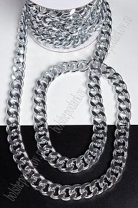 Цепь декоративная 20*14 мм (5 м) SF-2540, серебро