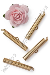 Концевые зажимы 2 см (20 шт) SF-7692, золото