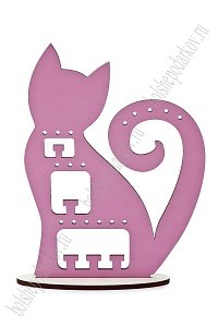 Подставка для заколок и бантиков 19*26 см &quot;Кошечка&quot; розовый