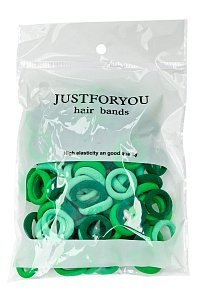 Резинки для волос 2 см (100 шт) SF-7505, ассорти №1