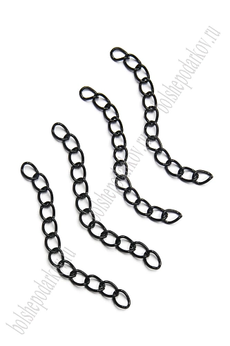 Цепочка 5 см (100 шт) SF-7454, черный №1