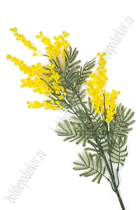 Веточка декоративная 84 см "Мимоза" (SF-8123) 