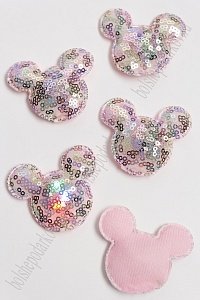 Патч с пайетками &quot;Мультик&quot; 6*5,3 см (5 шт) SF-3165, разноцветный УЦЕНКА