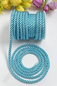 Шнур в бобине  5 мм*10 ярд (SF-3317) голубой №20