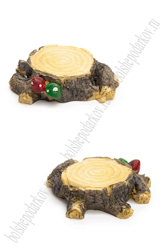 Фигурка миниатюрная &amp;quot;Пенёк&amp;quot; 5*4*1 см (2 шт) SF-8049, №2