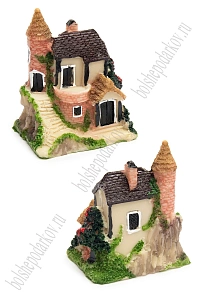 Фигурка миниатюрная "Домик" 6*4,3*7,2 см (1 шт) SF-8049, №4
