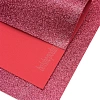 Фоамиран глиттерный А4, 2 мм Premium (10 листов) SF-1955, алый №001А