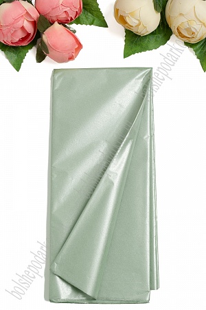 Бумага тишью металлик 50*66 см (10 листов) SF-5155, дымчато-зеленый