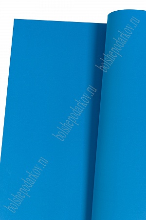 Фоамиран зефирный &quot;1 сорт&quot; 1 мм, 60*70 см (10 листов) SF-3584, синий №040