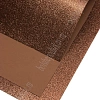 Фоамиран глиттерный 2 мм, 40*60 см Premium (10 листов) SF-3010, коричневый