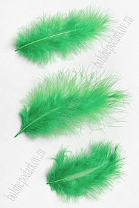 Перья декоративные (20 шт) SF-2024, зеленый №25