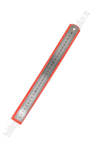 Линейка металлическая 30 см (SF-7771)