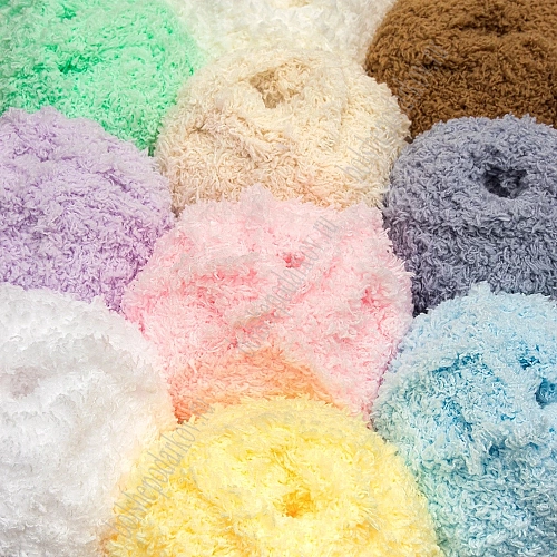 Пряжа &amp;quot;Coral plush&amp;quot; 100 гр (5 шт) SF-7843, №1