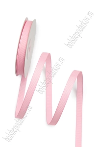Лента репсовая 1 см*20 ярд "1 сорт" (SF-1346) розовый №253