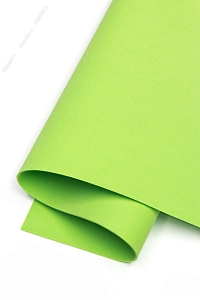 Фоамиран 2 мм, Китай 40*60 см (10 листов) SF-3422, салатовый №1052