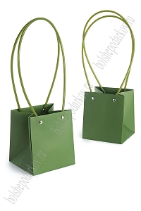 Сумка для цветов 13*15*12 см (10 шт) SF-7377, зеленый