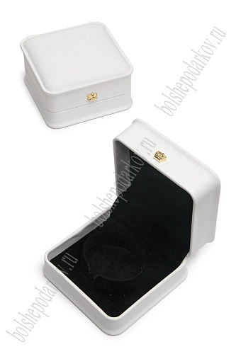 Коробочка для украшений 9,5*9,5*5 см (SF-8115) белый