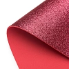 Фоамиран глиттерный А4, 2 мм Premium (10 листов) SF-1955, алый №001А