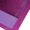 Фоамиран глиттерный 2 мм, 40*60 см Premium (10 листов) SF-3010, темно-сиреневый №021