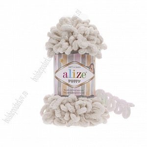 Пряжа &quot;Puffy&quot; 100 г*9,5 м (5 шт) слоновая кость №599