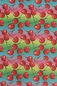 Кожзам с блестками &quot;Вишенки&quot; А4 (5 листов) SF-5979, №4