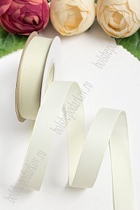 Лента репсовая 2 см*20 ярд &quot;1 сорт&quot; (SF-1723) кремовый №09