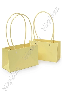 Сумка для цветов 22*13,5*10,5 см (10 шт) SF-7378, желтый №3