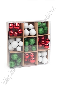 Набор шаров на проволоке (54шт) SF-8007, микс №5